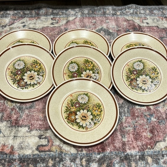 Lenox Other - VINTAGE Lenox Temper-Ware Magic Garden Plates MW Safe Set of 7